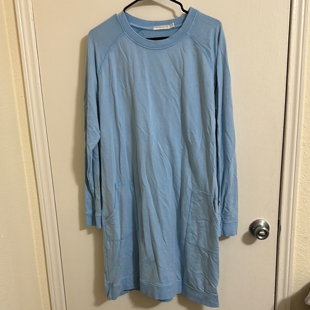 EUC Peter Millar Women’s Light‎ Blue Long Sleeve Dress